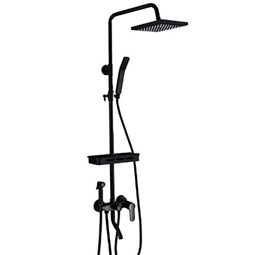 Ensemble de douche 3 fonctions avec mitigeur laiton et colonne inox durable