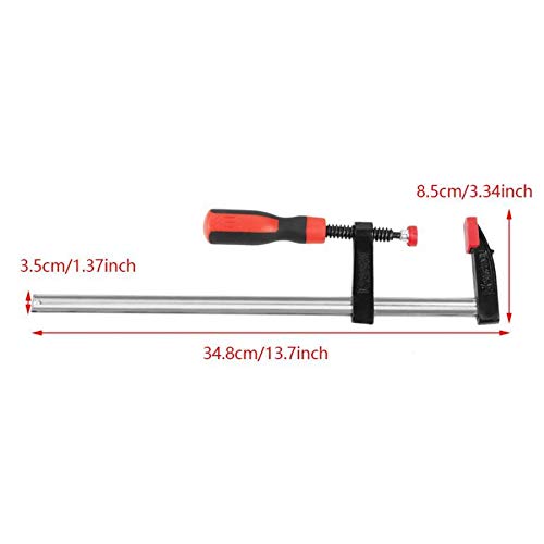 Sargentos Carpintero 4pcs PEAPORTE FUSY F PYRAMPS CLIPS DE BARRILLA DE ENTRADOR DIAJE COMPLETO DIA DIY MANERA HERRAMIENTO KIT 50 * 300mm Herramientas de hardware Sargentos De Apriete