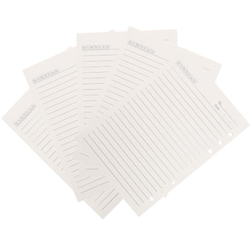 Papel de hojas sueltas A5 de 6 agujeros para cuadernos que soluciona la falta de páginas limpias