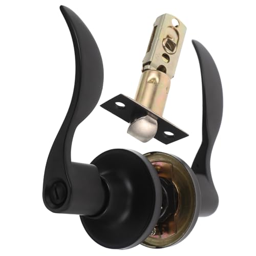 Villcase Eleganter Türknopf Hebelgriff Schwarz