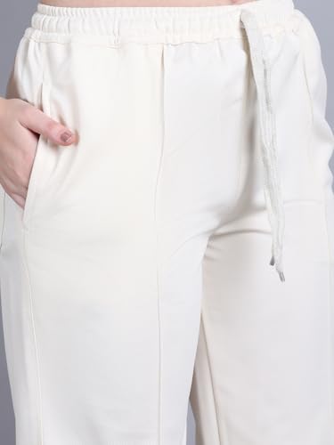 Image of Mack Jonney Solid| Relaxed Fit | Cotton Trackpant for Women-M27