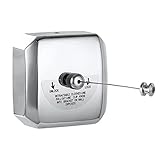 LYNN PICK 'N PLAY Retractable Clothesline, SUS304 Stainless Steel Heavy Duty Indoor or Outdoor 12.5 ft Clothes Line Retracting, Rope String for Hanging Drying, Laundry, Bathroom,Hotel, Travel