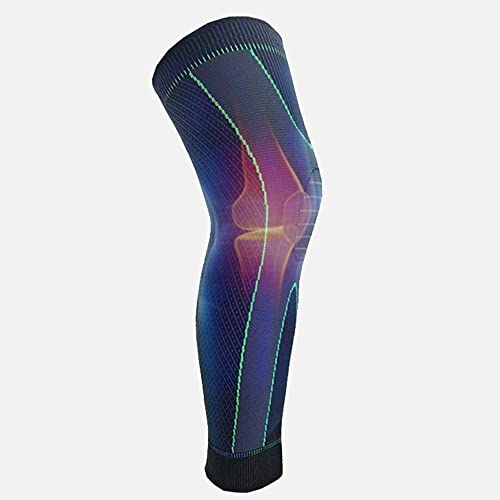 Image of Leg Compression Sleeves for Women & Men, Knee Braces for Knee Pain Knee Support Knee Pads for Basketball, Football, Running, Working Out, Arthritis (L, GREEN)