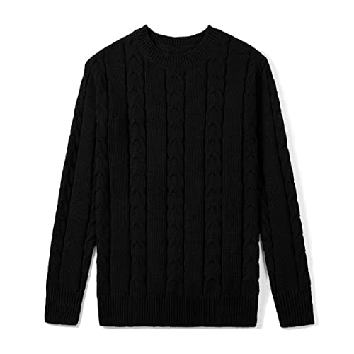 Image of CHARTOU Women's Winter Chunky Cable Knit Long Skirt 2 Piece Outfit Sweater Sets