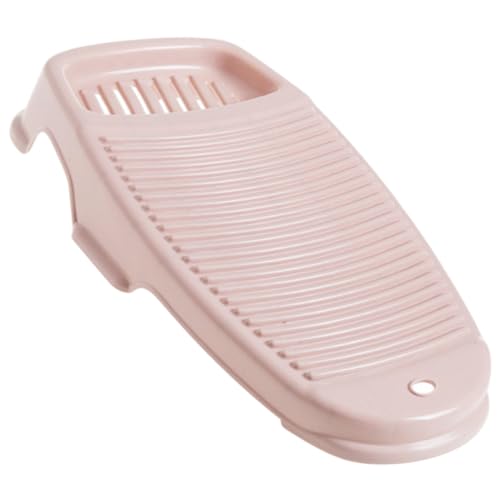 WEKADRIN 防滑設計プラスチック手洗い洗濯板 耐久性と厚手の実用的洗濯ボード 時短省力 衣類に優しい波状表面 携帯に便利な小型洗濯ツール