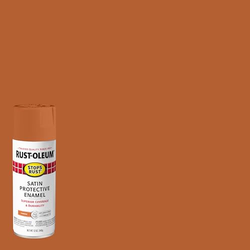 Image of Rust-Oleum 369193 Stops Rust Spray Paint, 12 oz, Satin Turmeric