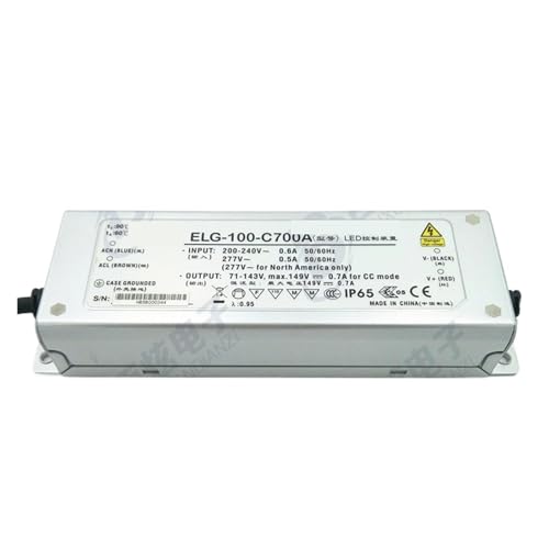 Transformateur à découpage régulé ELG-100-C700A à courant constant LED