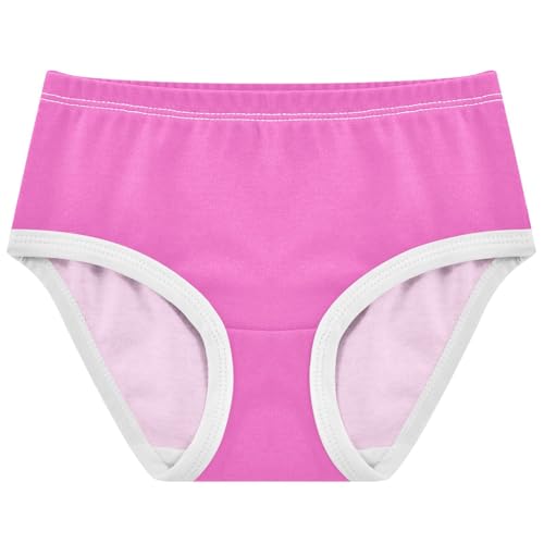 Joisal Rose Pink Toddler Girls Underwear 2t Cotton Panties Little Girl Fun Undies Kids Briefs