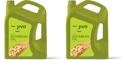 Image of JIVO Soyabean Cooking Oil 5 Ltr (Pack of 2)