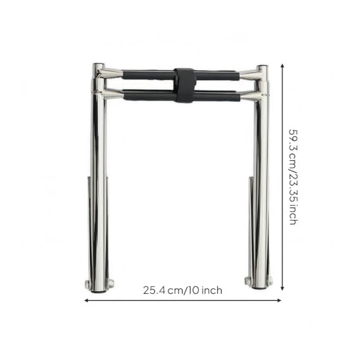 Escalera plegable para barco de acero inoxidable miniatura 4