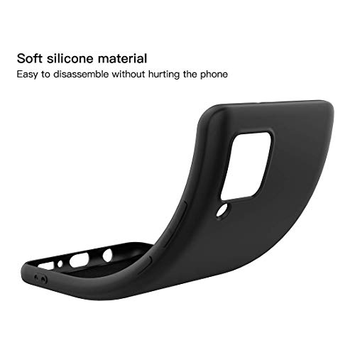 Image of Mobile Back Cover Case for Samsung Galaxy M42 (Silicone Case|CameraProtection|Black SC1510)