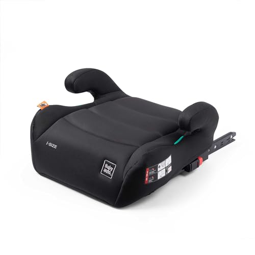 BABYAUTO – Alzador de coche Seguro y Cómodo VISTA PLUS - I-size - desde los 7 a los 12 años - ISOFIX - para niños desde los 125 a 150 cm de altura (BLACK EMBOSSED)