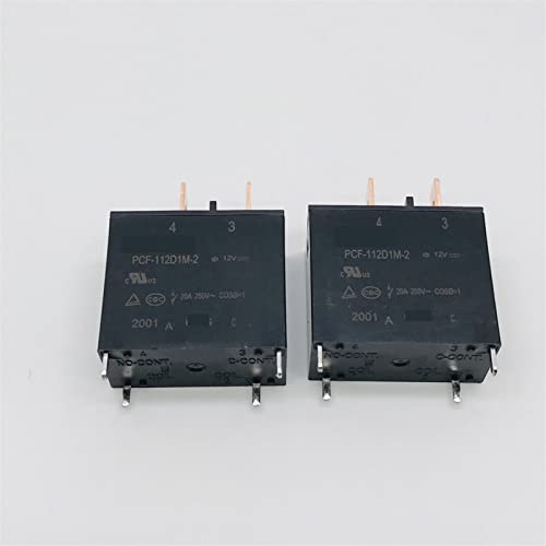Relais PCF-112D1M-2 12V 20A 250VAC lot de 10 pièces pour carte électronique