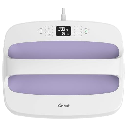 Cricut Easy Press 2 - Heat Press Machine For T Shirts and HTV Vinyl Projects, Lilac, 12" x 10"