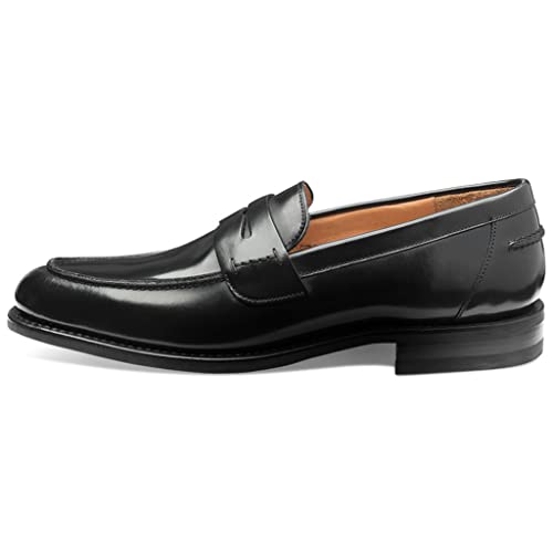 Loake Mens 356 Leather Black Shoes 7.5 Us #TOP28