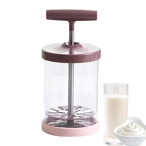 Manuelle Sahnemaschine – ergonomischer Spender mit komfortablem Griff, manueller Sahnespender | rutschfeste Werkzeuge für die Herstellung von Sahnebesen für den Einsatz in der Küche