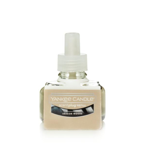 Yankee Candle Seaside Woods Electric Home Fragrance Scent Plug Refill (Pack of 4)