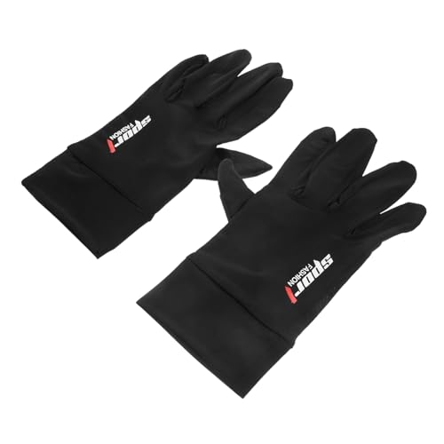 Veemoon 1 Par Guantes a Prueba de Viento a Prueba de Agua cálido Acolchado Dedo Guantes de montaña Ciclista Guante de Bicicleta de montaña Guantes MTB Invierno Guantes de Ciclismo Negro