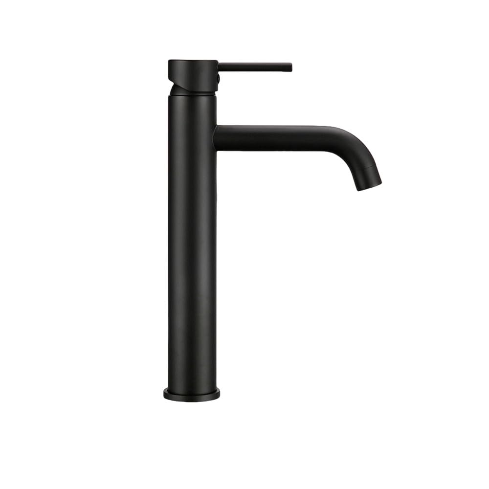Robinet lavabo levier unique mitigeur or brossé eau chaude et froide