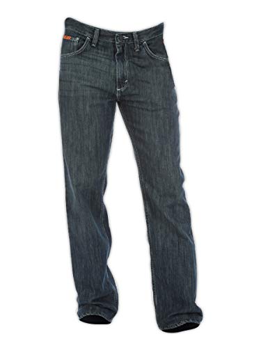 Wrangler FR42MWR36X32 FR Men's Dual-Hazard Vintage Boot-Cut Jeans, 36x32, Denim