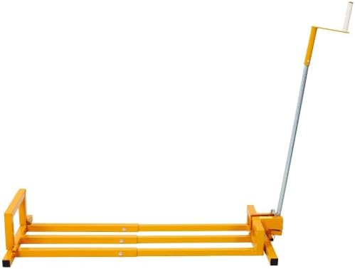 Easy Lawn Mower Lift for Riding Tractors, 800 Lbs Capacity Lawn Tractor Lifter, Ride-on Mower, Cleaning Aid, Universal, Lawn Tractor Lift, Lawn Tractor + 45° Tilt Adjustable, Yellow