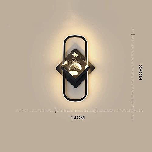 Lámpara de pared LED 20W dimmable de acero para estudio y pasillo 7