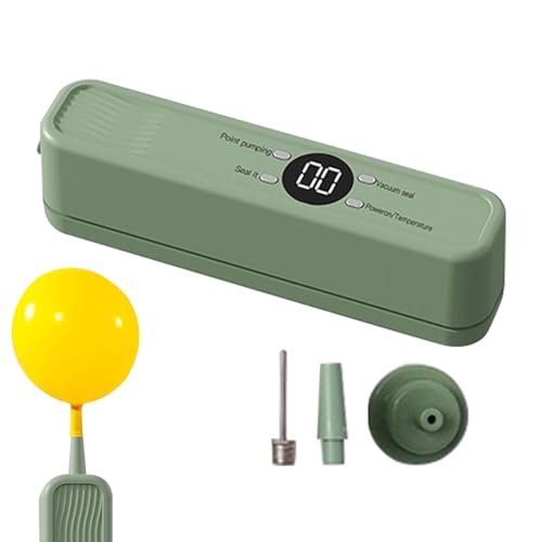 Hitburu Envasadora Al Vacío Para Alimentos | de Sellado al Aire Recargable de 1200mAh,Envasadora Al Vacío Para La Conservación De Alimentos | Para Granos Enteros, Frutas Secas, Mariscos, Pollo