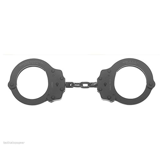 Superlite Chain Link Handcuff in Black Finish