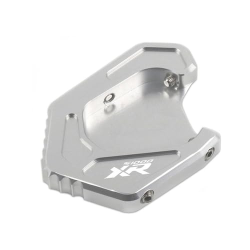 Plaque support béquille BMW S1000XR extension en aluminium usiné Black-1 - 2
