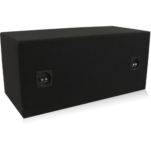 Belva Bbx210Bk Dual 10-Inch Car Ported Subwoofer Box 3/4-Inch Mdf Prelined Polyfil Includes Custom Black Baffle Title #TOP3