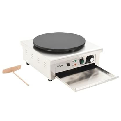 vidaXL Crepe Maker Elektrisch 40cm 3000W Crepeseisen Crepesplatte Crepesgerät – Bild 6
