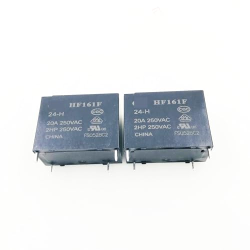Relé de potencia HF161F-24-H con aislamiento reforzado de 4 pines y 20A
