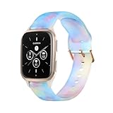 Cinturino for orologio in silicone morbido da 20 mm a smontaggio rapido adatto for Garmin Vivoactive 3/Venu 2 plus/Forerunner 245 645 55(F,For Vivomove HR)