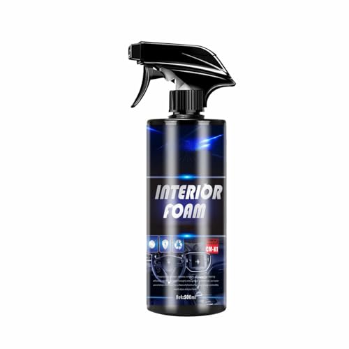 Rdxanc Nettoyant intérieur de voiture – Nettoyant multi-usages pour sièges et tableaux de bord, sans danger pour le cuir et les surfaces