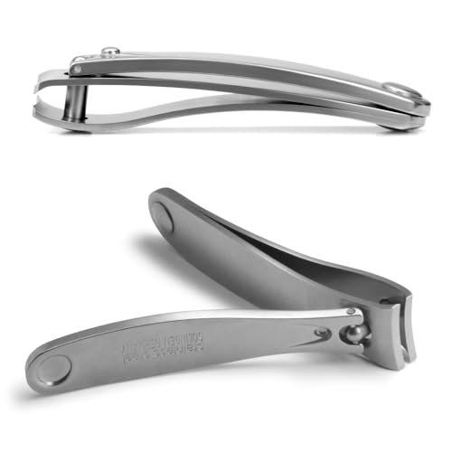 FINOX Stainless Steel Nail Clipper, 8cm. Made by GERmanicure in Solingen, Germany