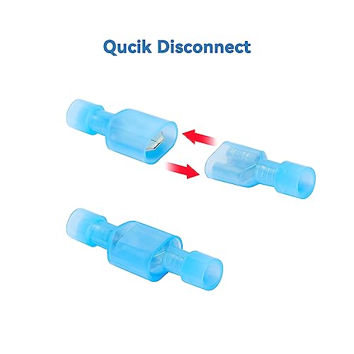 Hks 150Pcs Nylon Female Spade Quick Disconnect Connector thumb #3