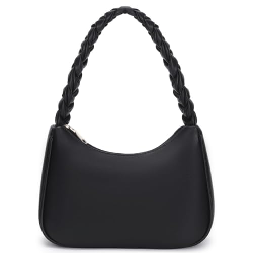 Image of CYHTWSDJ Shoulder Bags for Women, Cute Hobo Tote Handbag Mini Clutch Purse with Zipper Closure