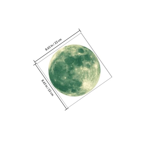 Vinilo Lunar Luminoso para Pared Multi Color 22x22 cm miniatura 2