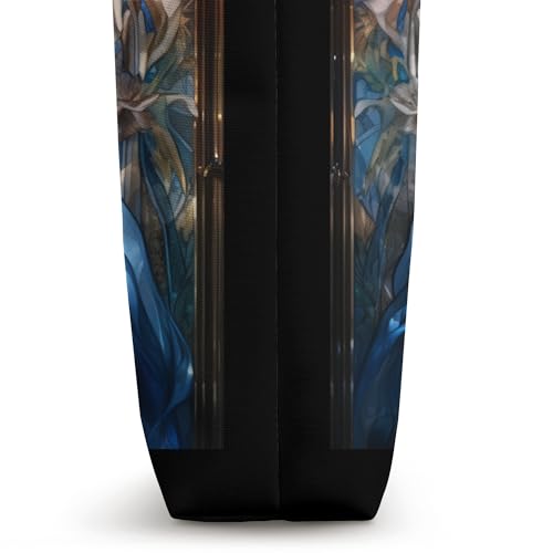 Bolso tote con vitral de la Virgen María Bendita miniatura 3