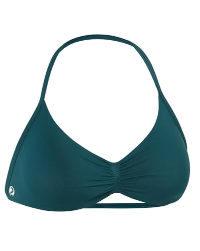 Image of AUROLA Influence Strappy Bra Sports Bras for Women, Backless Padded Impact Strappy Bra Workout Gym Yoga with Removable Cups