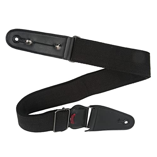 Sangle de Guitare, Sangle D’épaule de Guitare en Lin de Coton Noir Ceinture de Bandoulière Universelle avec Micro pour… - Les Beatles, Paul McCartney, John Lennon, RIngo Starr, George Harrison Sangle de Guitare, Sangle D'épaule de Guitare en Lin de Coton Noir Ceinture de Bandoulière Universelle avec Micro pour…