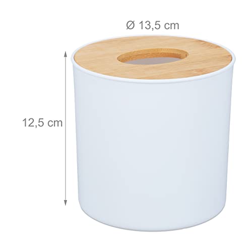 Relaxdays Porta Fazzoletti Cosmetici, Contenitore