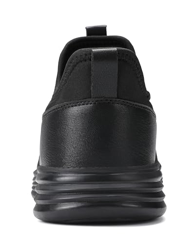Image of VILOCY Mens Slip On Casual Dress Shoes Hands Free Fashion Sneakers Mesh Tennis Walking Work Shoes Comfortable Breathable Lightweight Non Slip