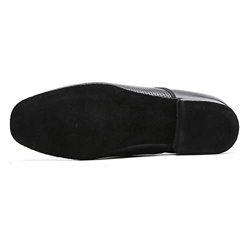 Men's Black Ballroom Latin Performance Shoes Waltz Modern Dancing Practice Shoe 10.5 M Us Men #TOP4