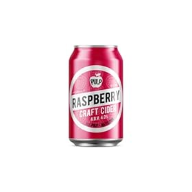 Pulp Raspberry Cider cans, 24 x 330ml – PULP