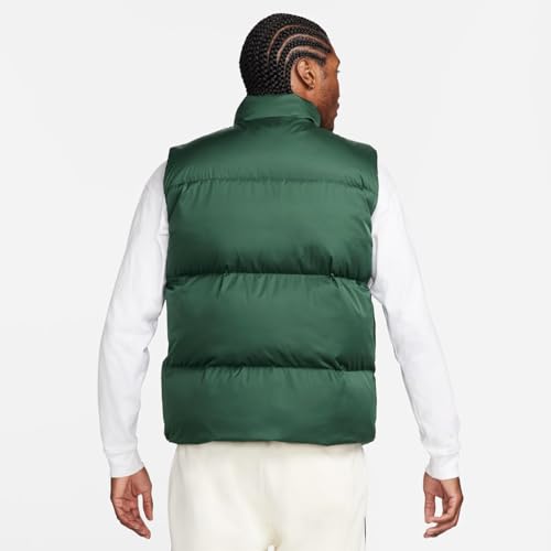 Image of Nike Sportswear Club PrimaLoft Men's Water-Repellent Puffer Vest (Fir /White, FB7373-323) Size 3X-Large
