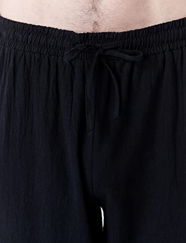 jemitop men39s pure cotton vintage ankle banded pants for renaissance pirate viking medieval costume