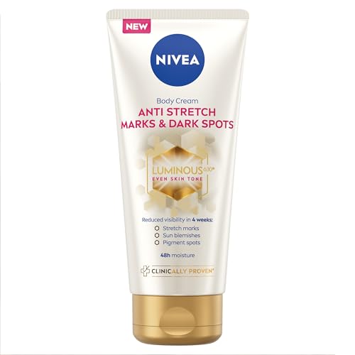 NIVEA Luminous 630 Anti Stretch Marks & Dark Spots Body Cream (200ml), 48-Hour Moisturising Cream Reduces Stretch Marks, Sun Blemishes and Pigment Spots, With Thiamidol - Image 3