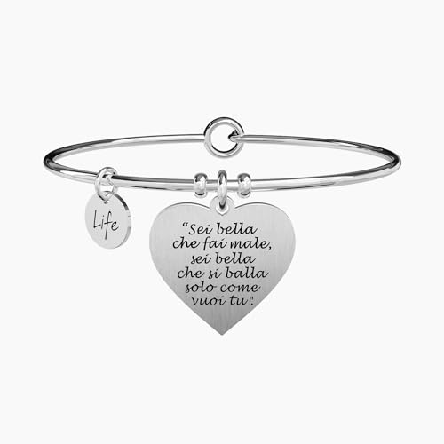 Pulsera Kidult de acero Ho perdido las palabras, Ligabue – Free Time – 731568