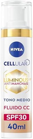 NIVEA Cellular Luminous630 - Fluido CC Antimanchas SPF30 3-en-1 -...